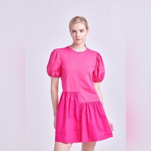 English Factory | Knit Woven Mixed Dress